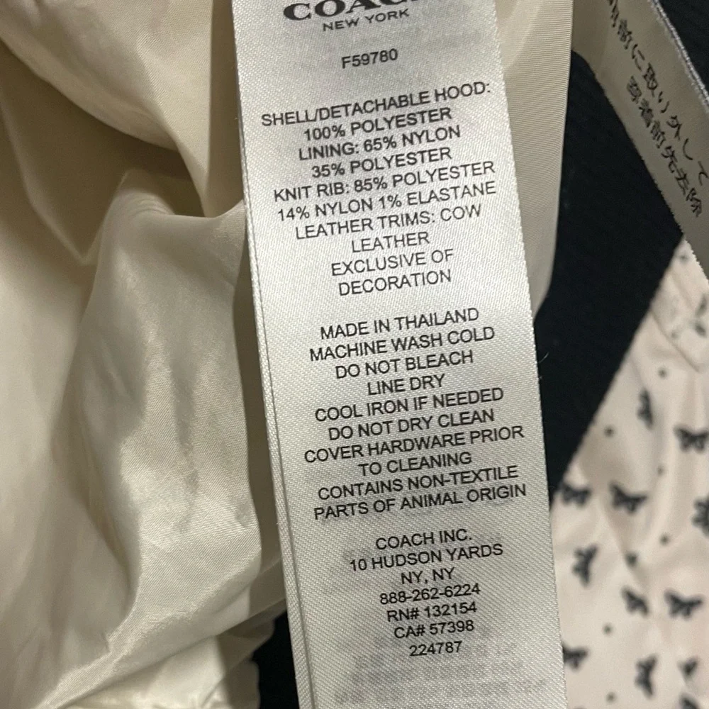 Coach lightweight jacket